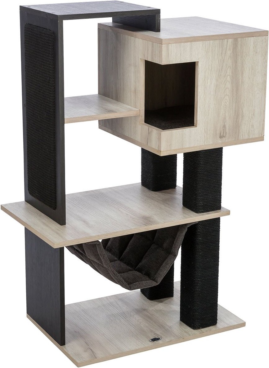 Trixie Kratzbaum CityStyle grau/schwarz 98 cm