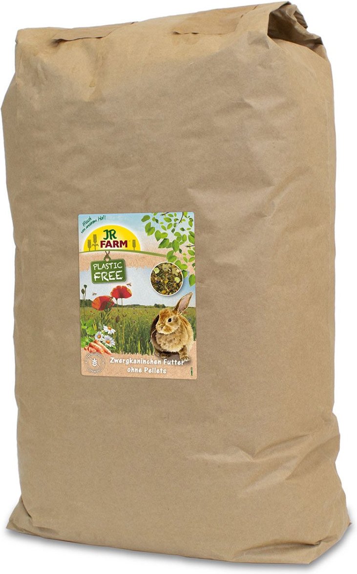 JR Farm PlasticFree Zwergkaninchen ohne Pellets 5kg