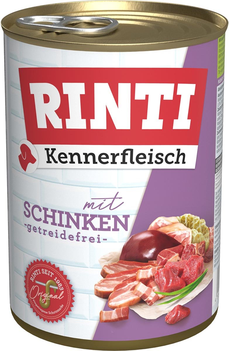 Rinti Kennerfleisch mit Schinken 24x400g
