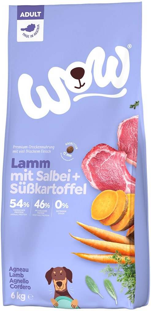 WOW Adult Lamm mit Salbei und Süßkartoffel 6kg