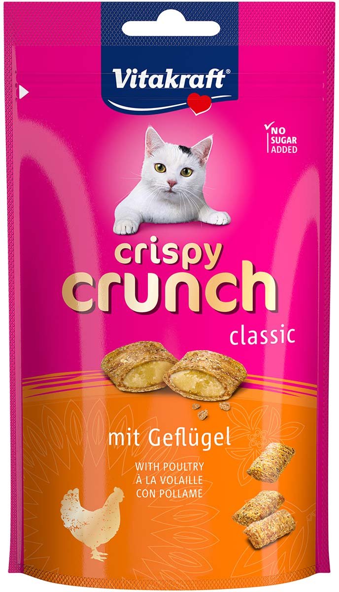 Vitakraft Katzensnack Crispy Crunch mit Geflügel 4x60g