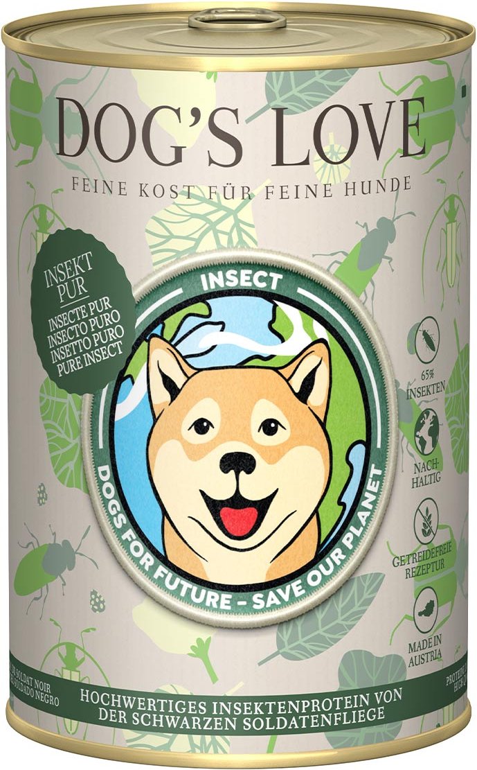 Dog's Love INSEKT Pur 6x400g