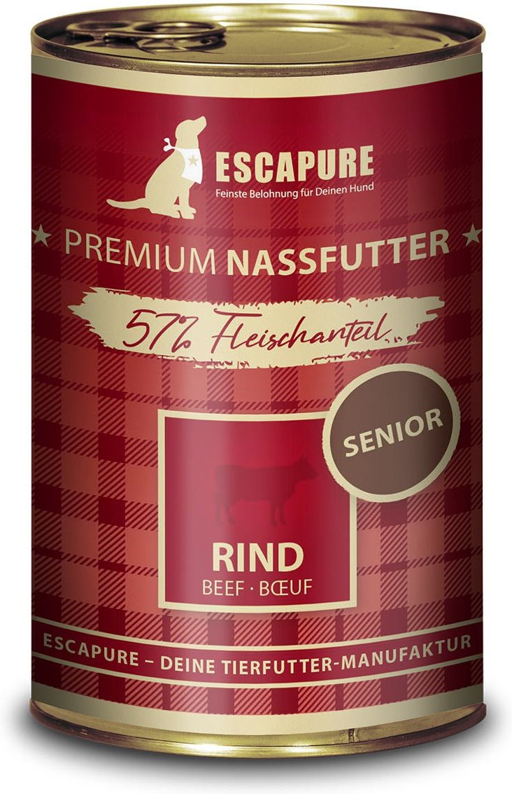 ESCAPURE Senior-Menü Rind 6x400g
