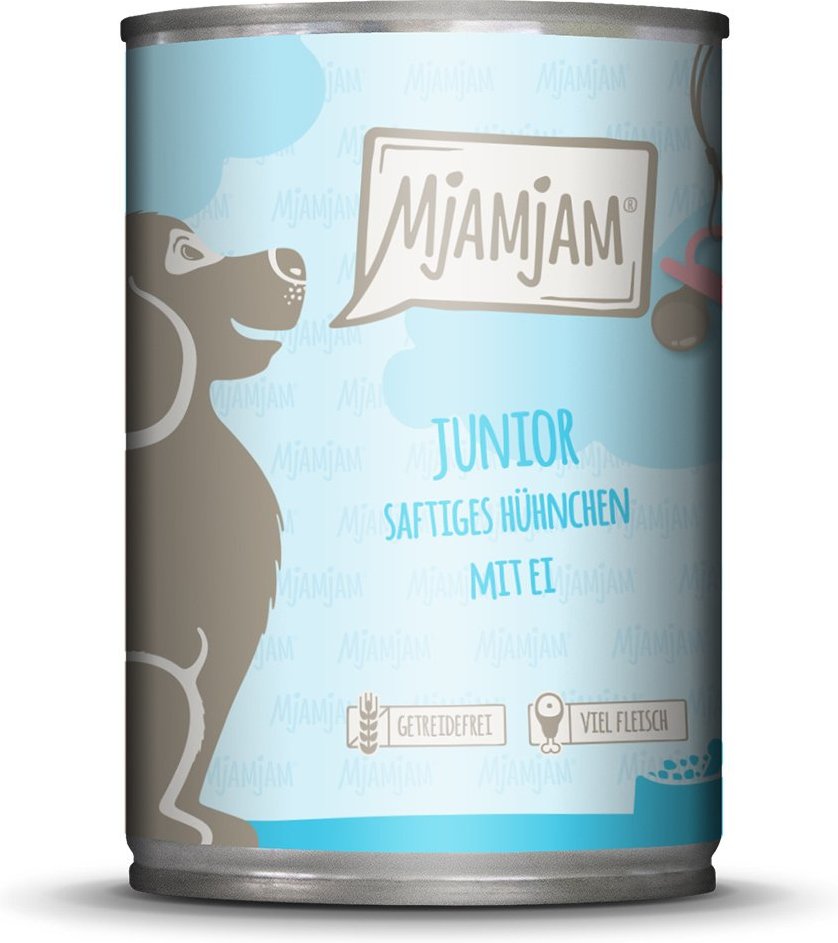 MjAMjAM Junior saftiges Hühnchen mit Ei 6x400g