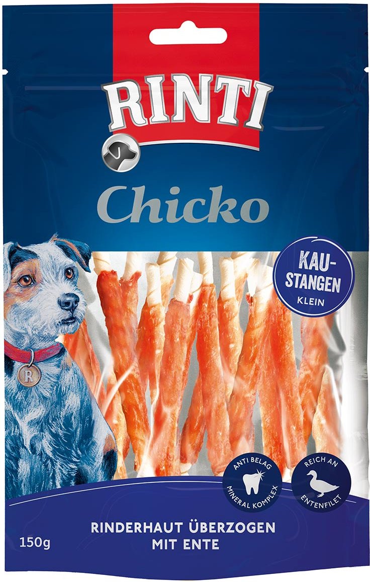 Rinti Chicko Kaustangen mit Ente Small 150g
