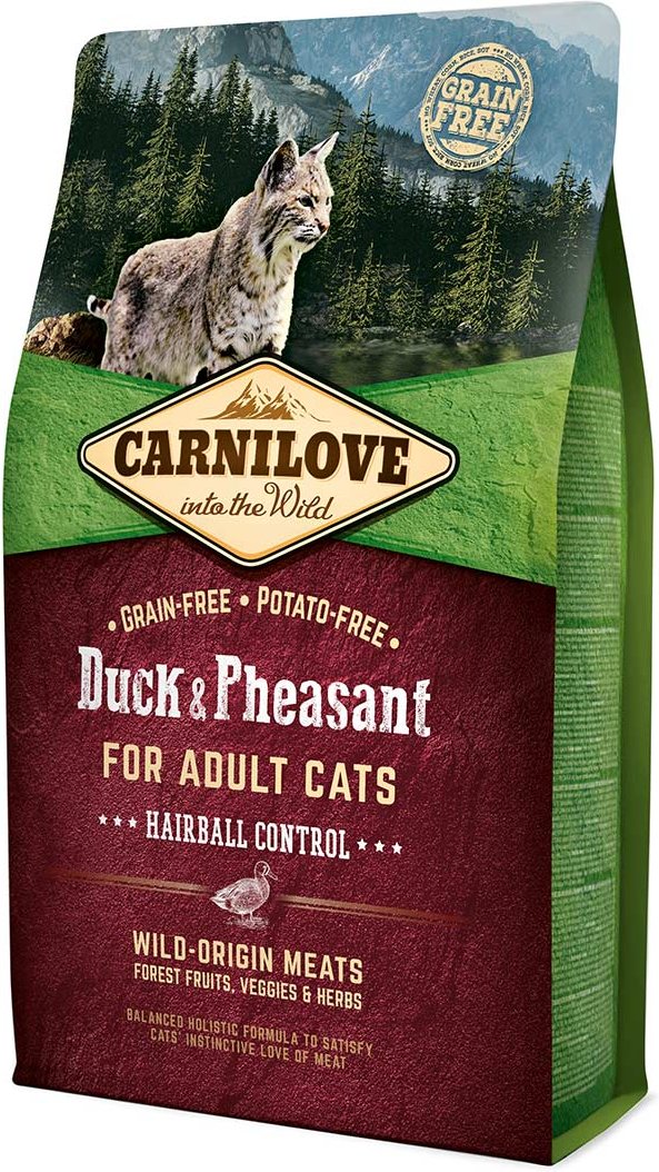 Carnilove Cat Adult - Duck & Pheasant / Hairball Control 2kg