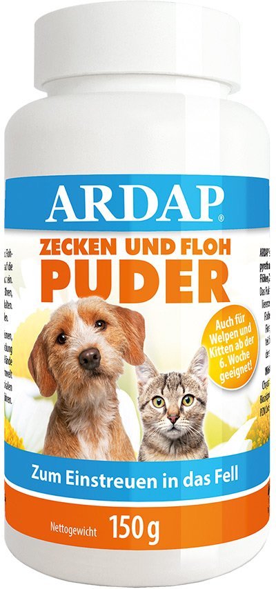 ARDAP Zecken- und Flohpuder 150g
