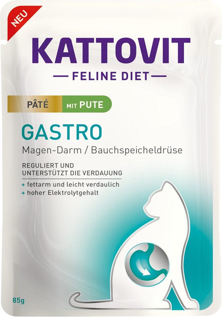 Kattovit Gastro Paté mit Pute 10x85g