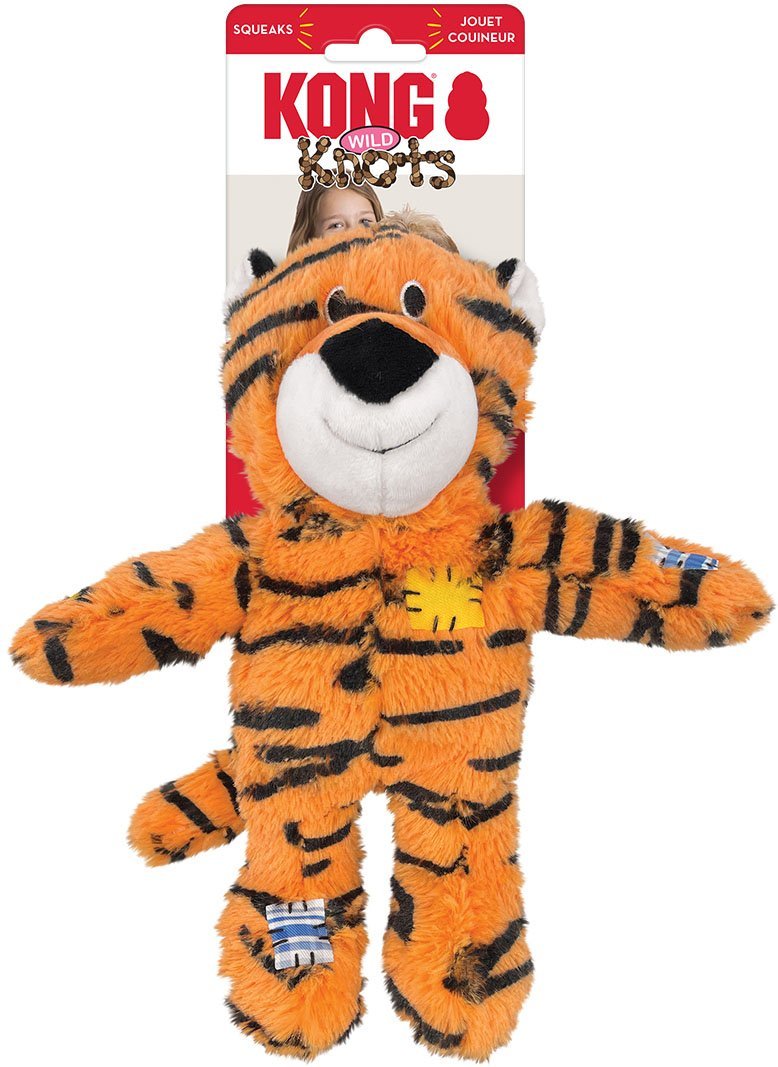KONG Hundespielzeug Wild Knots Tiger M/L