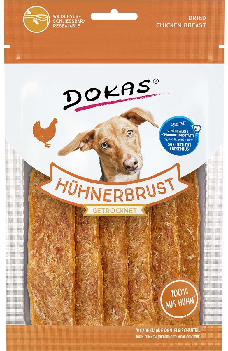 Dokas Hühnerbrust getrocknet 3x70g