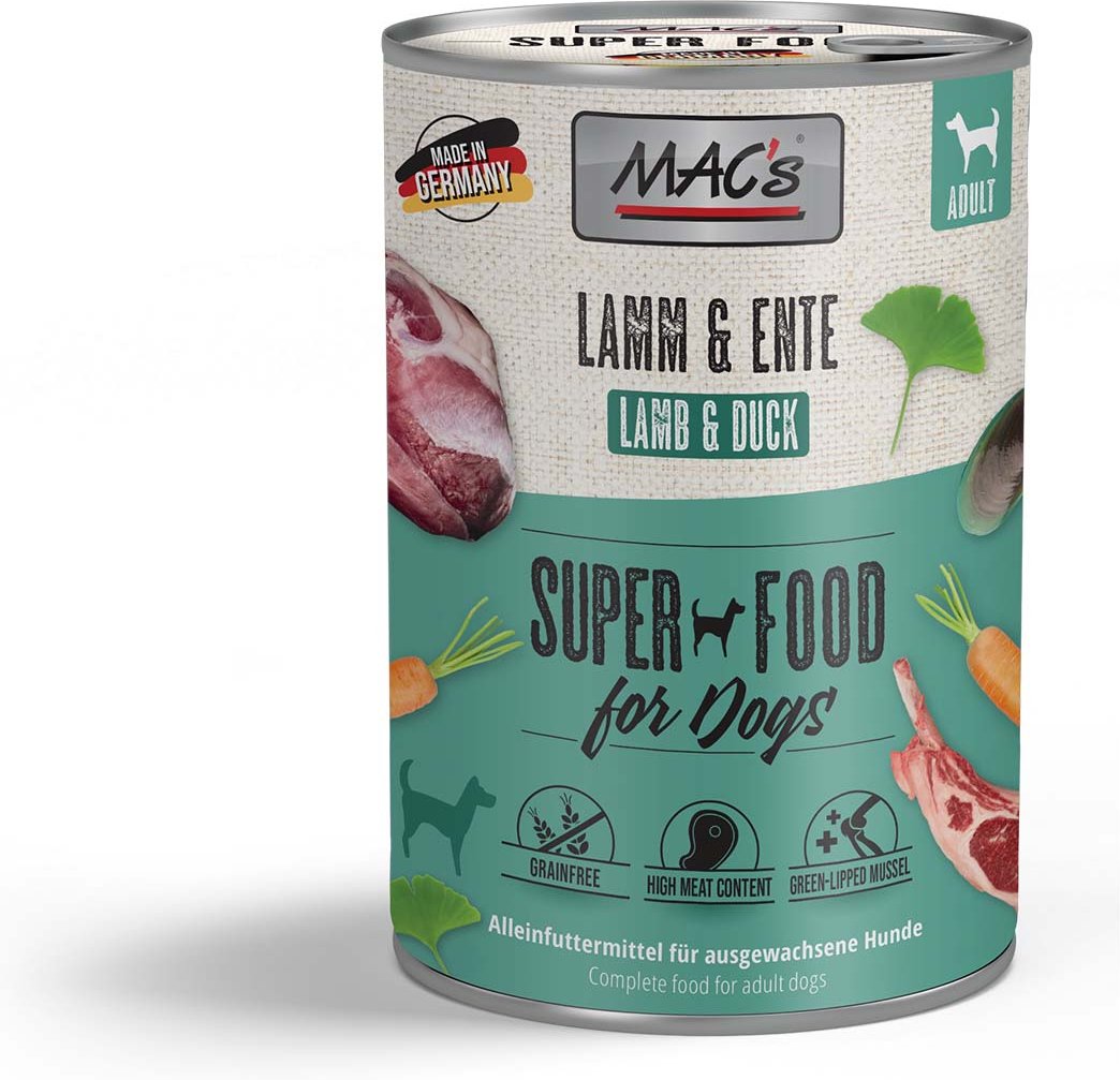 MAC's Dog Lamm und Ente 12x400g