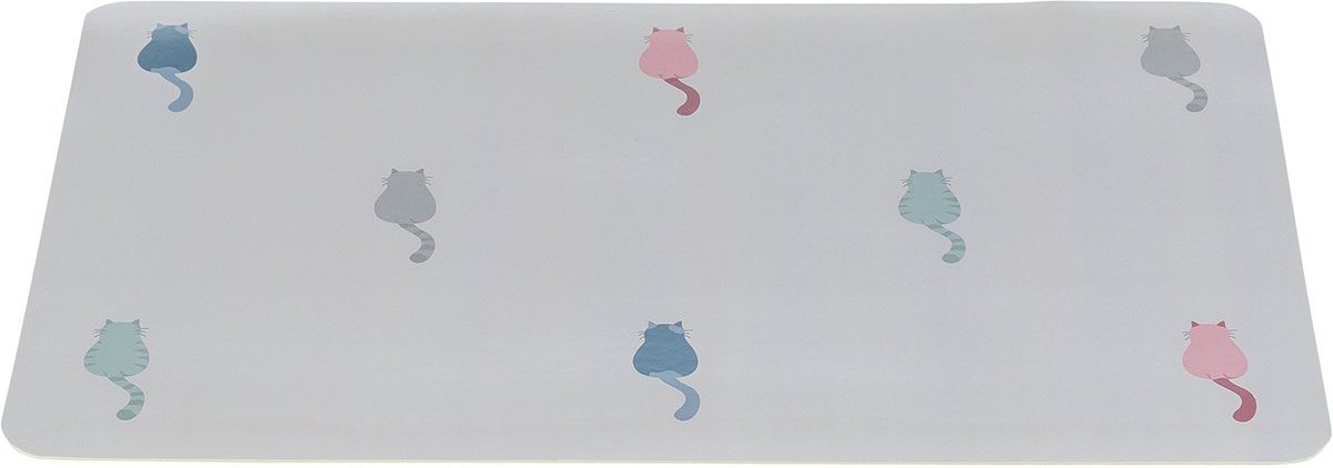 Trixie Napfunterlage Katze Lilly grau 28x44 cm