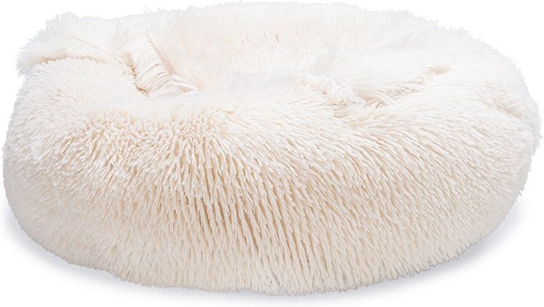 Beeztees Yala Hundebett Beige Plüsch Ø 50 cm