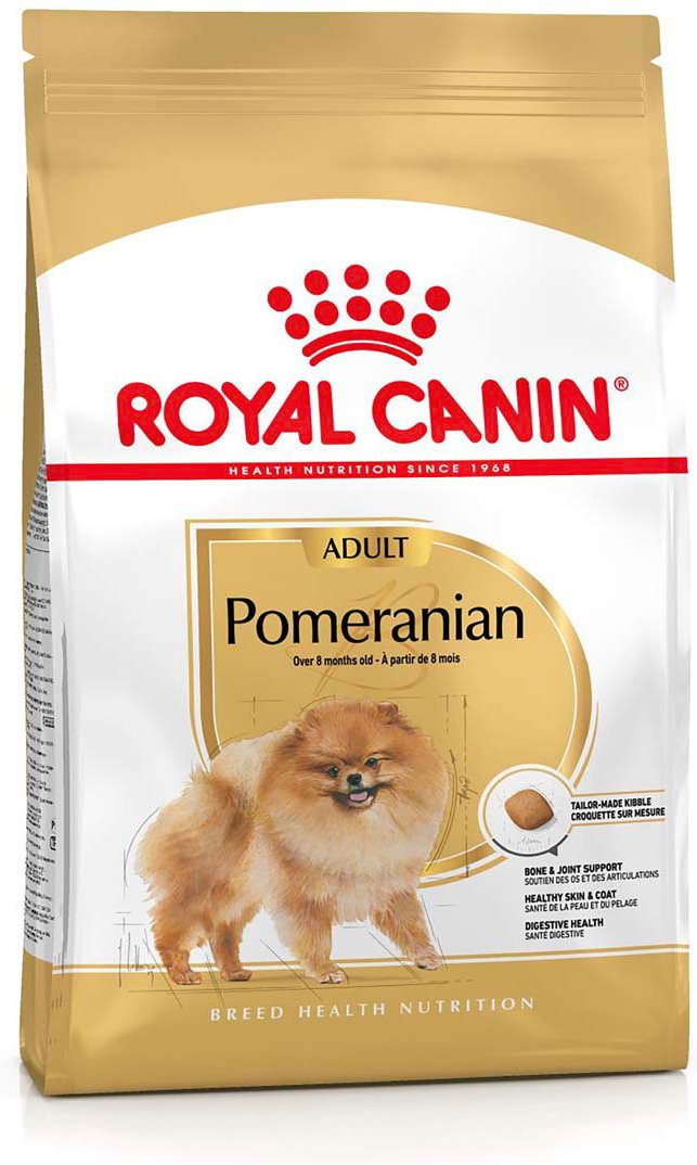 ROYAL CANIN POMERANIAN ADULT Trockennahrung für ausgewachsene Zwergspitze (>8 Monate) 1,5kg