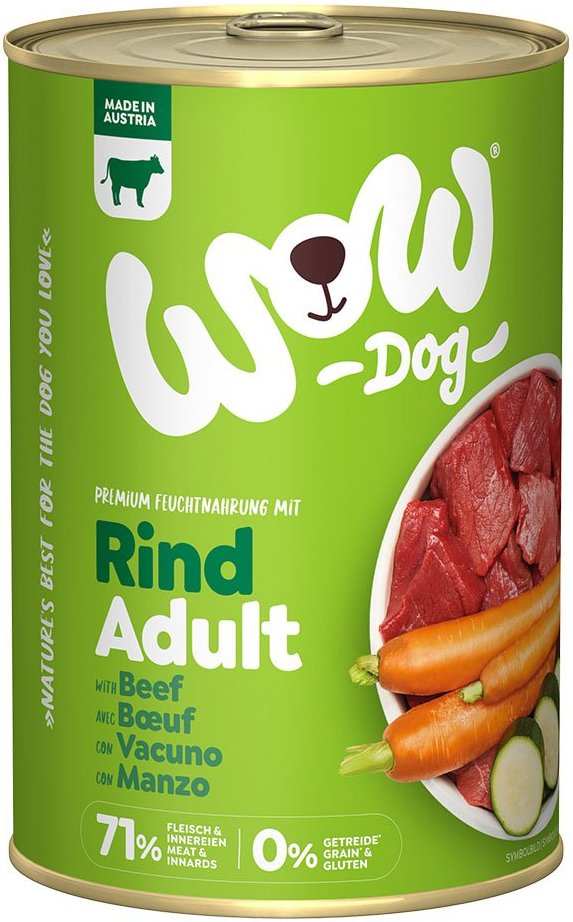 WOW Dog Rind Adult 6x400g