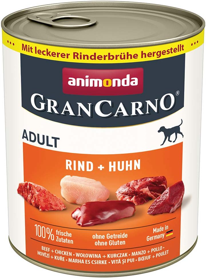 animonda GranCarno Adult mit Rind und Huhn 6x800g