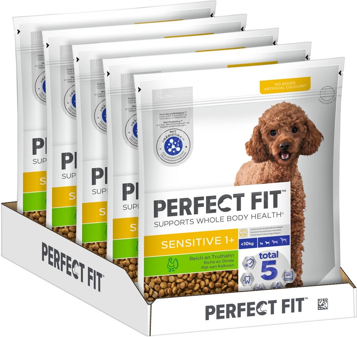 PERFECT FIT Sensitive Adult 1+ für kleine Hunde mit Truthahn 1,4kg
