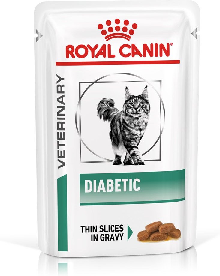 ROYAL CANIN® Veterinary DIABETIC Nassfutter für Katzen 12x85g