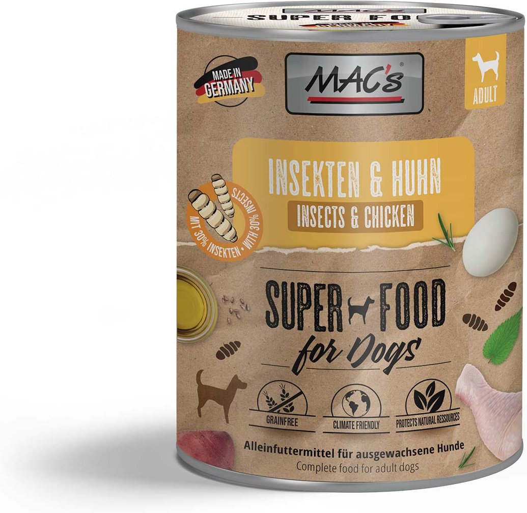 MAC's DOG Insekten & Huhn 6x750g