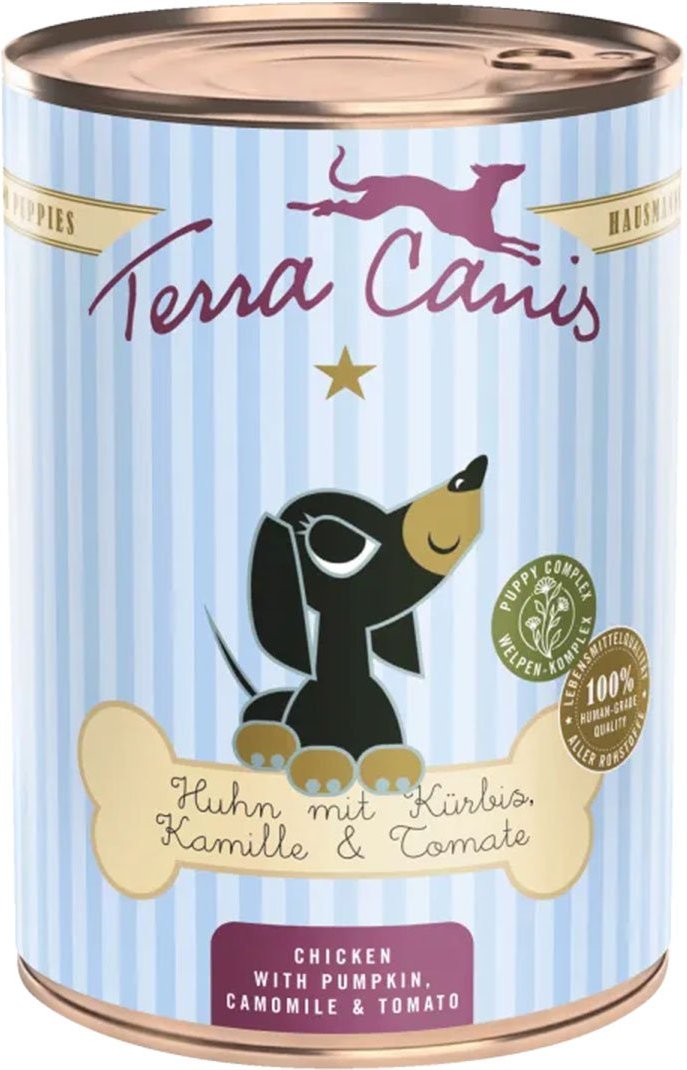 Terra Canis Welpe Huhn mit Kürbis, Kamille & Tomate 6x400g