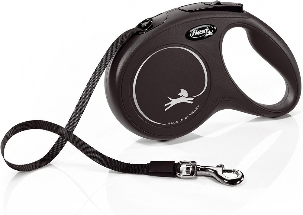 flexi New Classic Gurtleine schwarz M / 5m