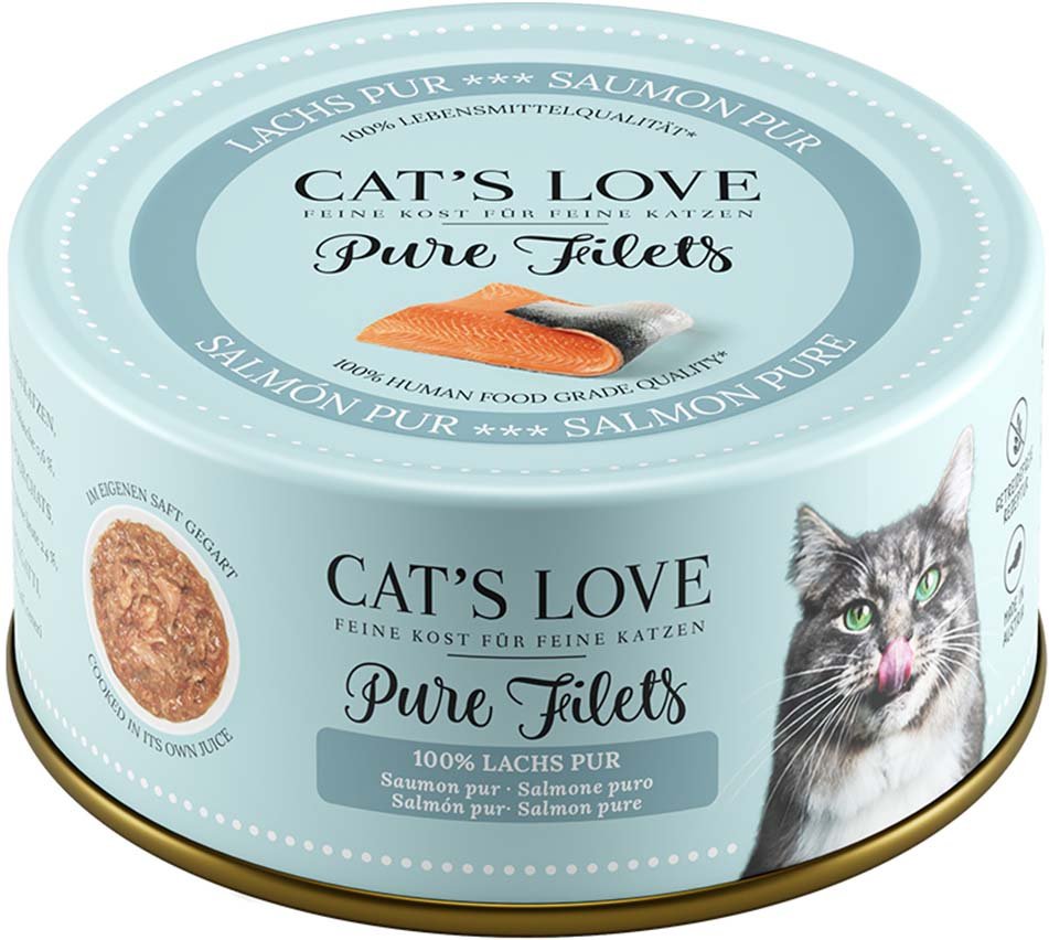 Cat's Love Pure Filets Lachs 6x100g