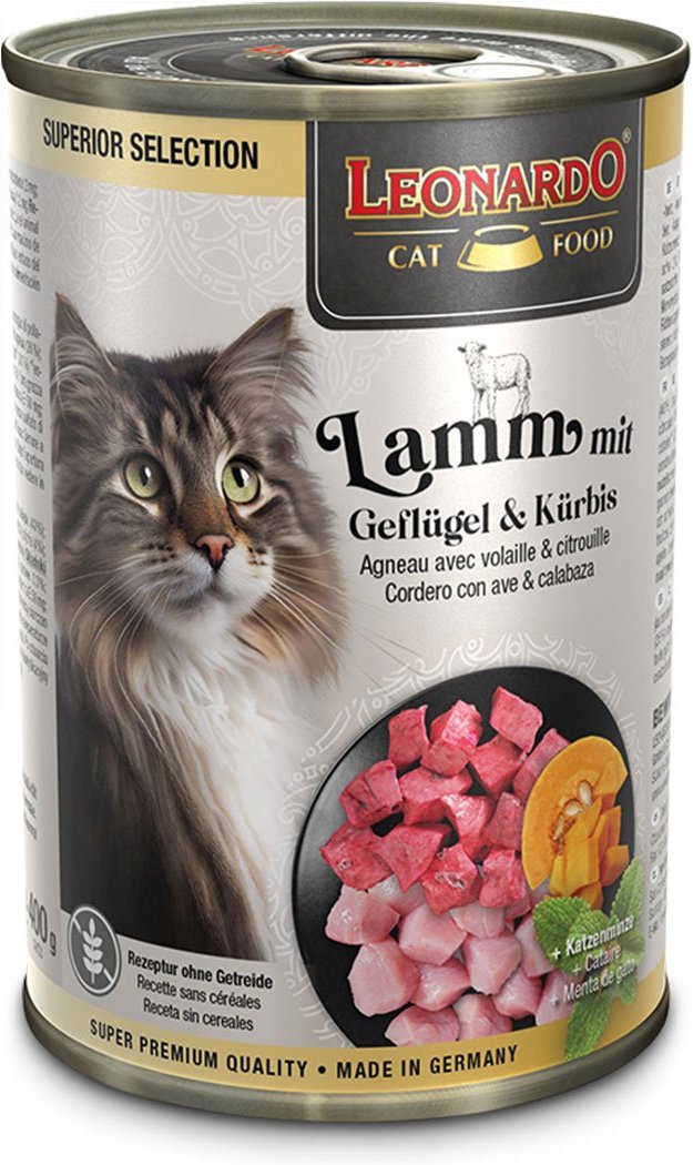 Leonardo Lamm mit Geflügel & Kürbis 6x400g