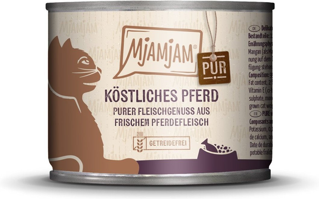 MjAMjAM - purer Fleischgenuss, köstliches Pferd pur 24x200g