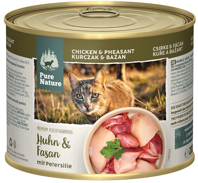 Pure Nature ADULT Huhn & Kaninchen mit Löwenzahn 6x200g