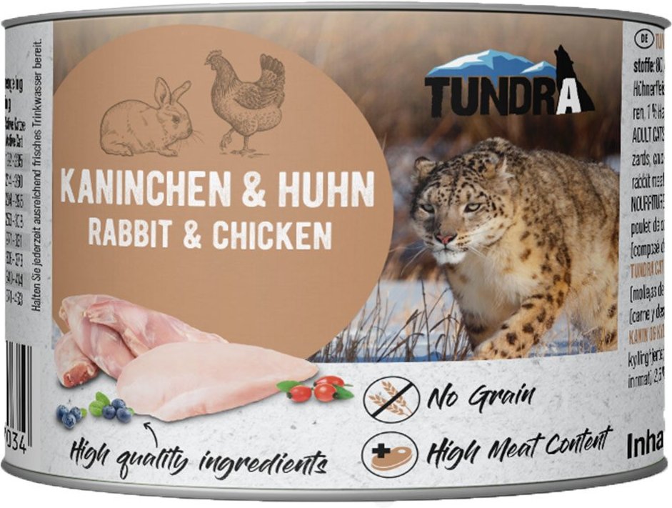 Tundra Cat Kaninchen & Huhn 6x200g