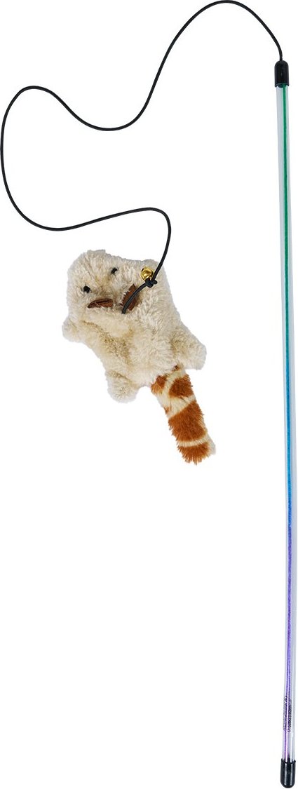 ZooRoyal Katzenspielzeug Katzenangel Plüsch