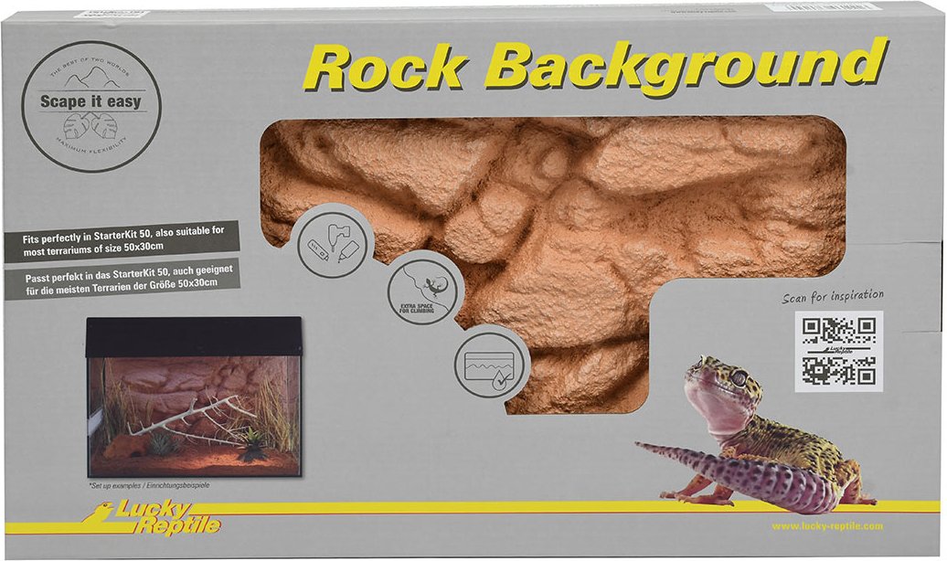 Lucky Reptile Rückwand Rock Background Outback Red 48x29 cm