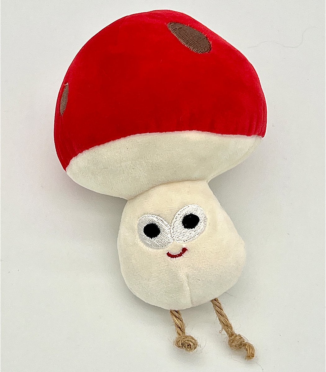 ZooRoyal Katzenspielzeug Pilz mit Katzenminze