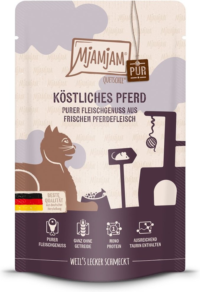 MjAMjAM - Quetschie - purer Fleischgenuss - köstliches Pferd pur 48x125g