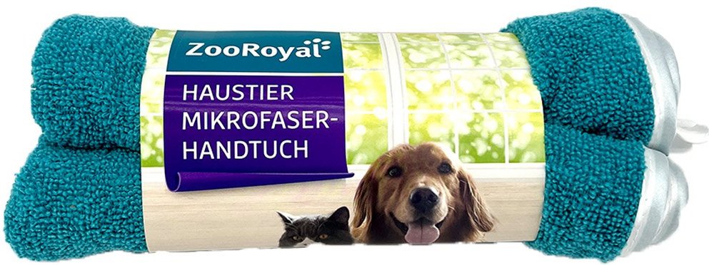 ZooRoyal Mikrofaser Handtuch petrol 100x70cm