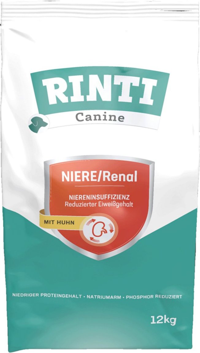 RINTI Canine Niere/Renal Huhn Trockenfutter 12kg