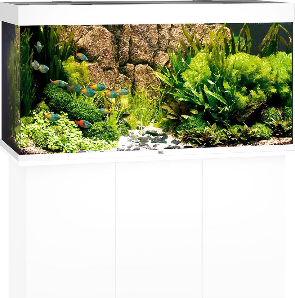 Juwel Rio 350 LED Komplett Aquarium ohne Schrank weiß