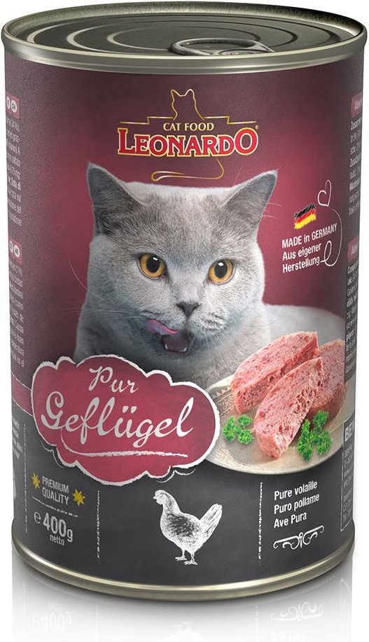 Leonardo Premium Geflügel Pur 6x400g