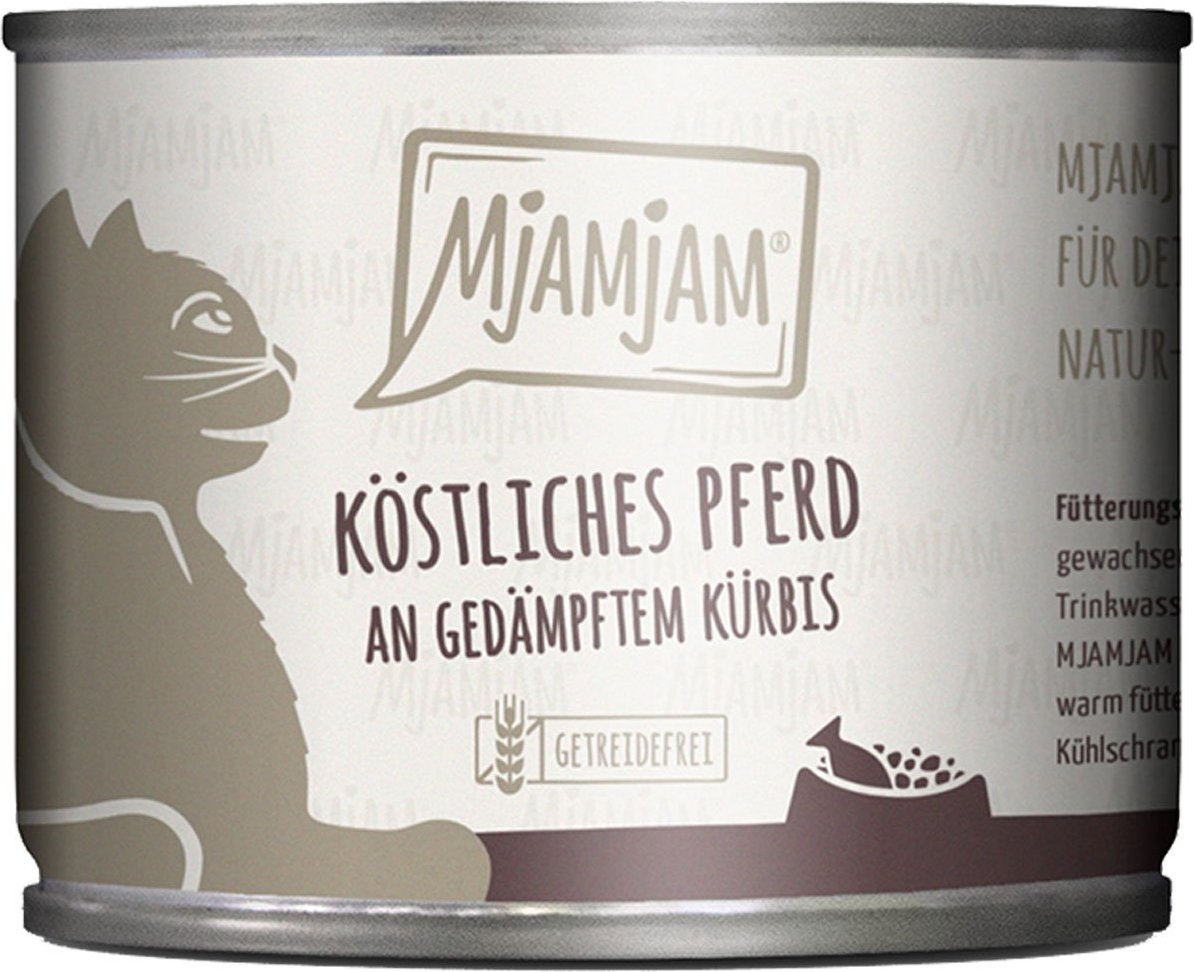 MjAMjAM köstliches Pferd an gedämpftem Kürbis 24x200g