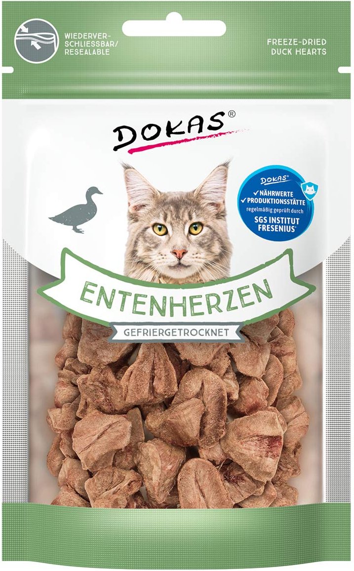 Dokas Entenherzen, gefriergetrocknet 6x15g