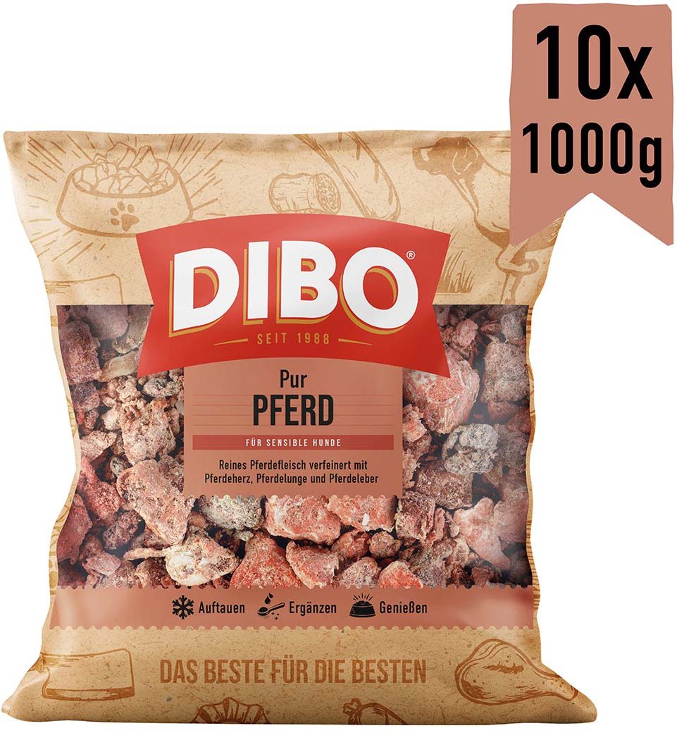 DIBO Pferdefleisch 10x1000 g