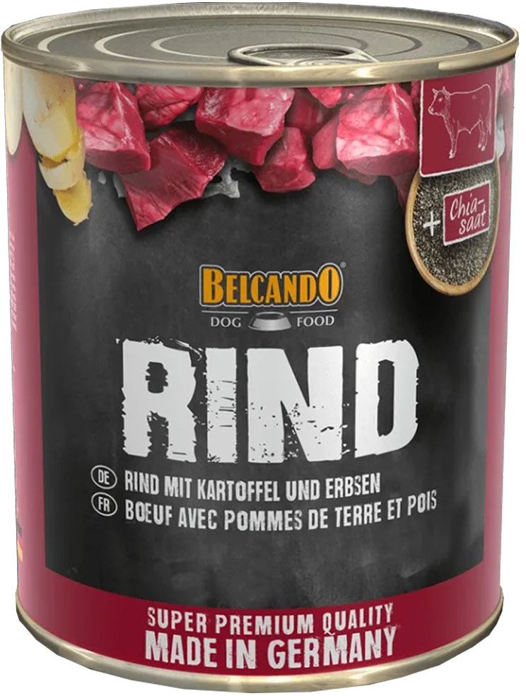 Belcando Feuchtnahrung Rind mit Kartoffeln & Erbsen 6x800g