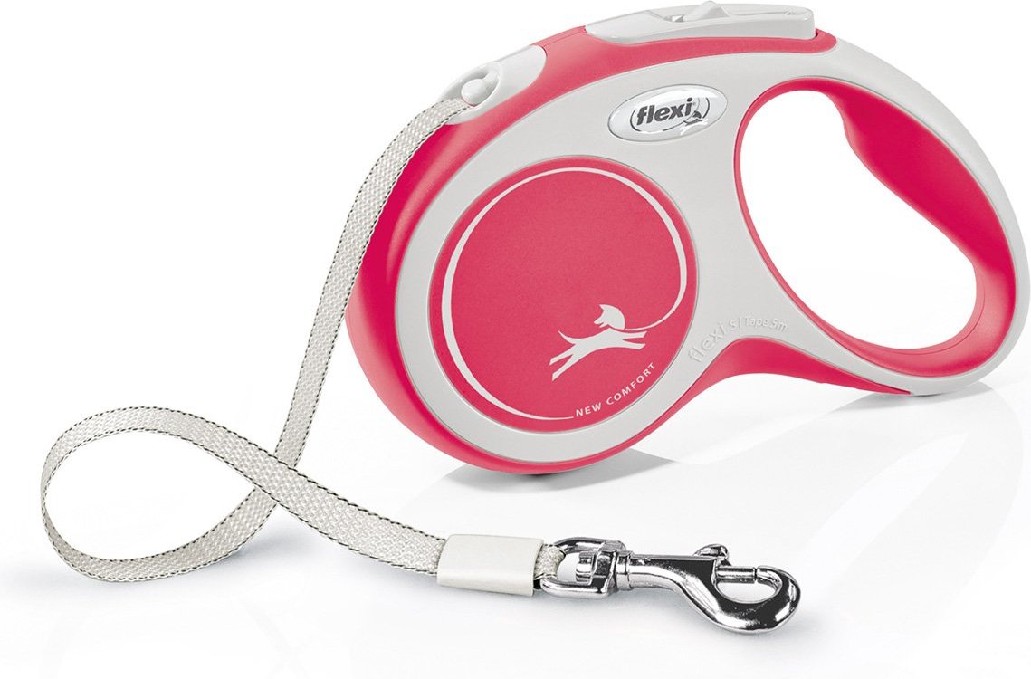 flexi New Comfort Gurtleine rot S 5m