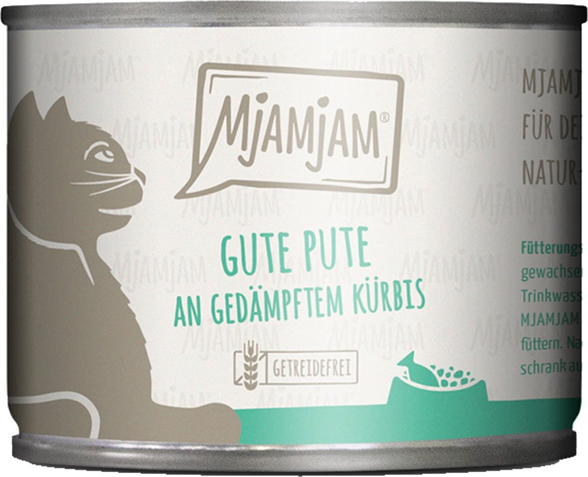MjAMjAM gute Pute an gedämpftem Kürbis 24x200g