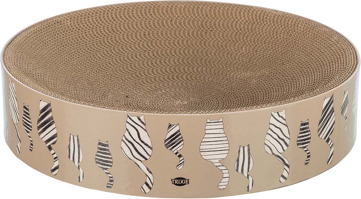 TRIXIE Kratzpappe rund mit Katzenminze, ø 45 × 10 cm Katzen