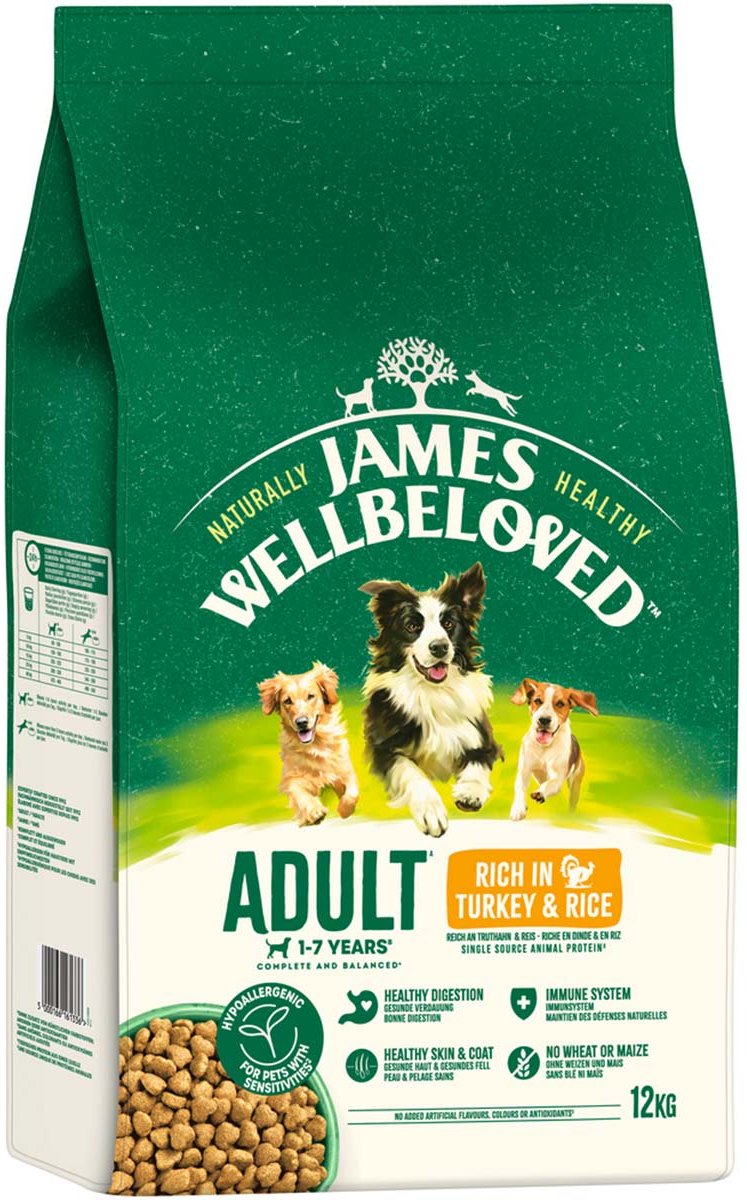 JAMES WELLBELOVED Adult Truthahn & Reis 12 kg