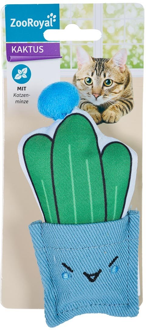 ZooRoyal Katzenspielzeug Kaktus mit Katzenminze