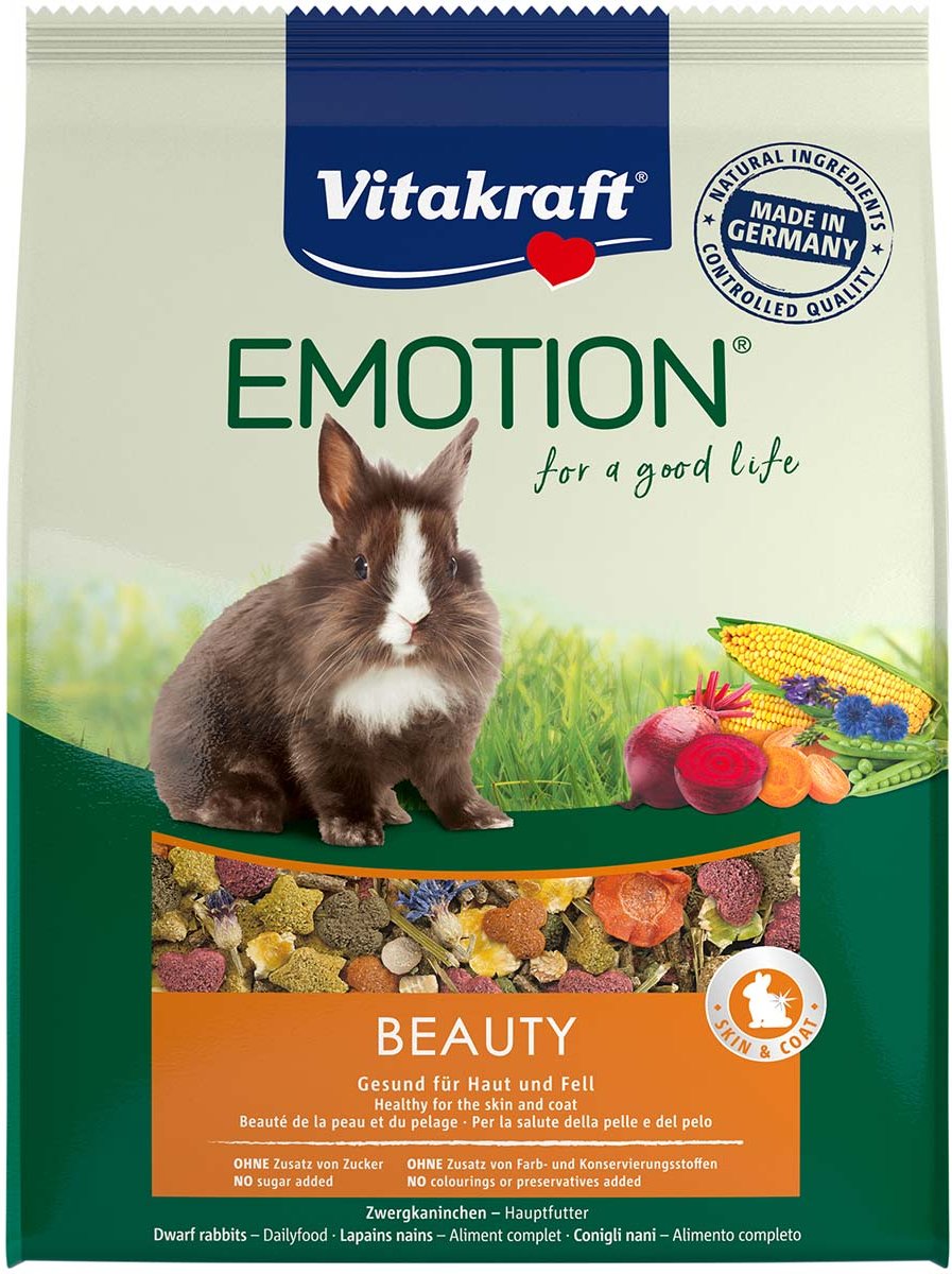 Vitakraft Emotion Beauty Selection Adult Zwergkaninchen 1,5kg