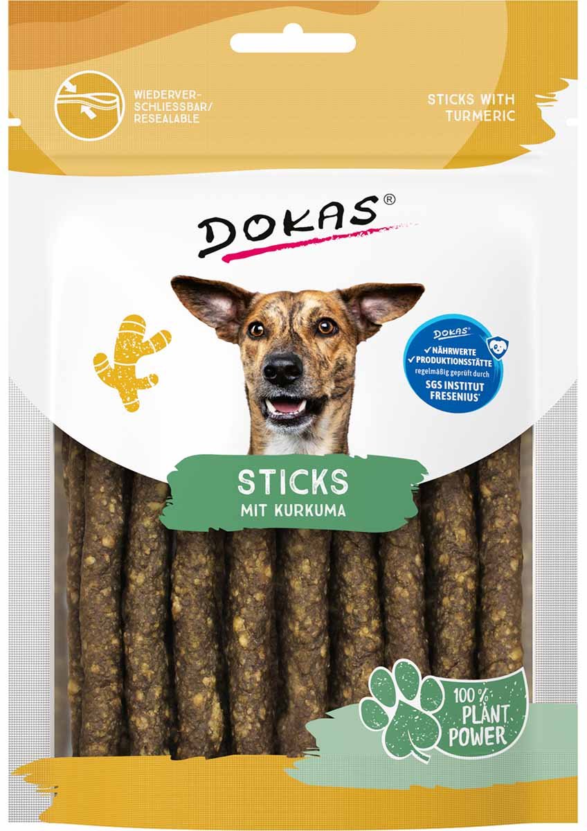 Dokas Sticks mit Kurkuma 3x105g