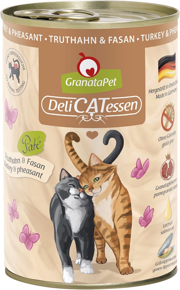 GranataPet Katze - Delicatessen Dose Truthahn & Fasan 6x400g